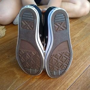 Converse All Star Lux Mid Wedge Black/White sz 8.5